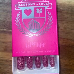 Red Aspen Glitter Press-On Nails